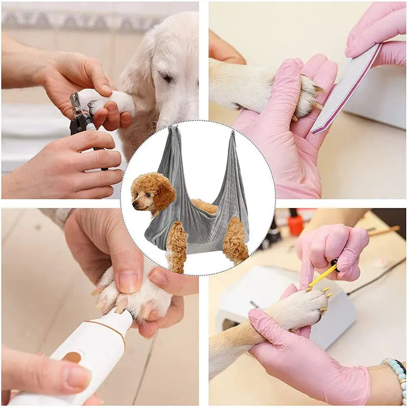 Pet Dog Cat Grooming Hammock Harness Dog Hammock Restraint Bag Helper Breathable Dogs Grooming Trimming Hammock Helper Cats Meifu Market