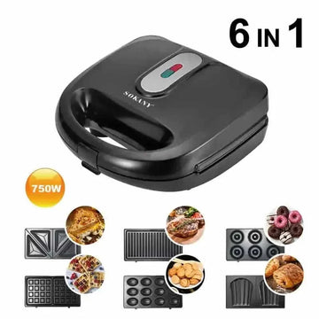 double-sided heating pan | non-stick sandwich maker | 3-in-1 breakfast grill | ultrasonic cleaning