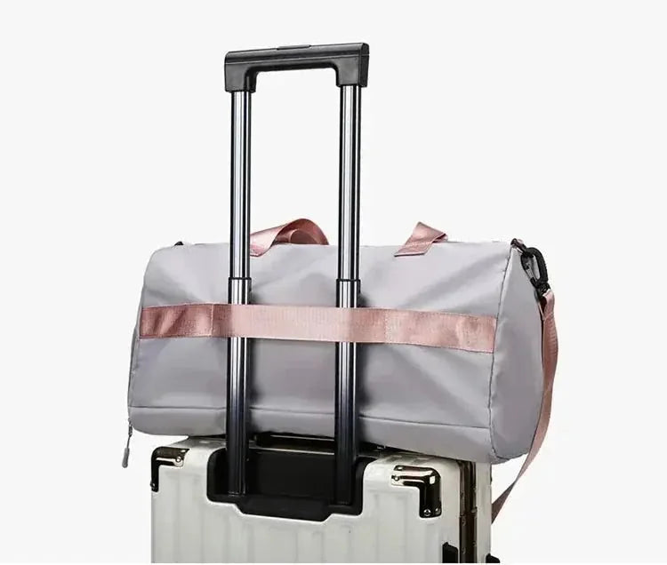 high-capacity waterproof gym bag | dry wet separation compartment | shoe compartment sports bag | energy saving