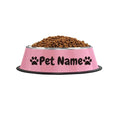 non-slip pet food bowl | personalized name dog bowl | heavy-duty pet water dish | ultrasonic cleaning