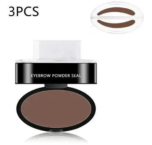 Eyebrow Powder Stamp Tint Stencil Kit Cosmetics Professional Makeup Waterproof Eye Brow Stamp Lift Eyebrow Enhancers Stenc...