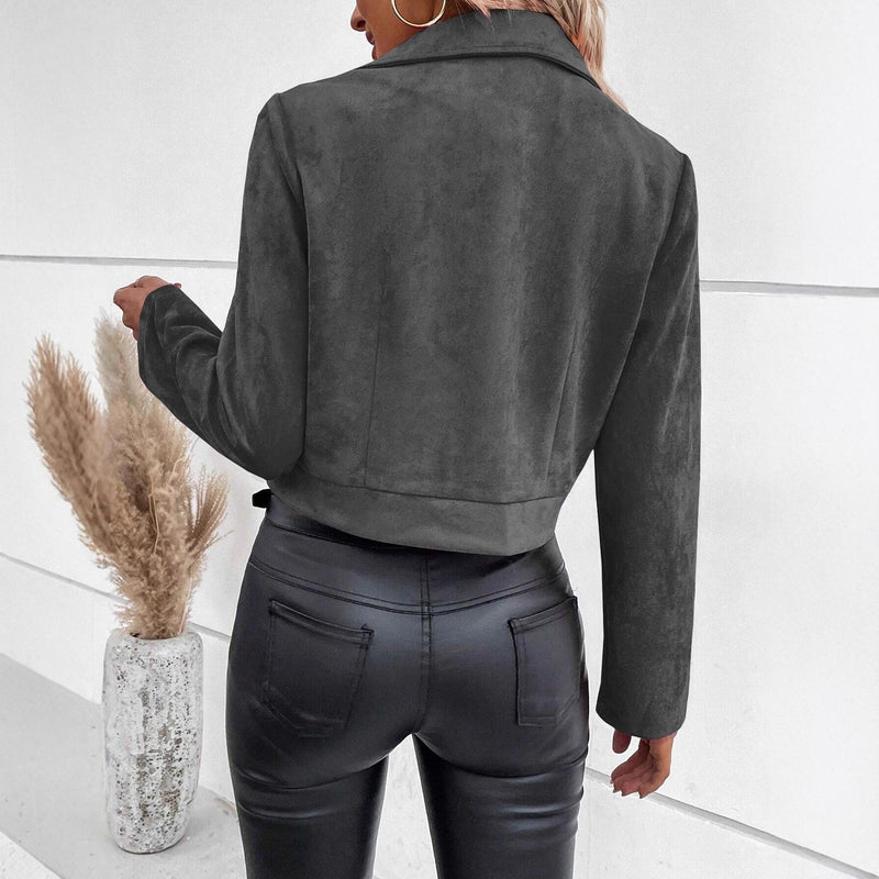 Winter Slim-fit Short Lapels Zip Jacket Meifu Market