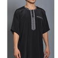 lightweight cotton thobe | breathable prayer robe | long sleeve arabic robe | ultrasonic cleaning