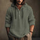 New Wish Cotton Linen Shirt Hooded Sweater Long Sleeve Hooded Casual Daily Clothing Dark Brown - available style options