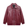 Loose Fashion Lapel Zip-up Jacket Cool Long Sleeve Zipper Closure Moto Biker Leather Jacket Womens Clothing Meifu Market
