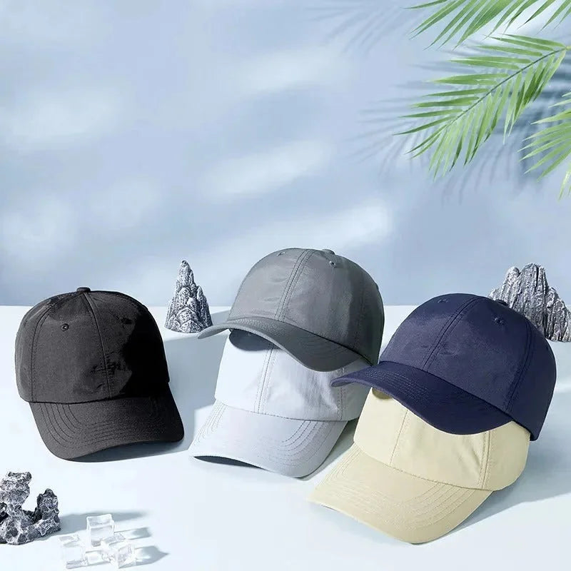 quick-dry fabric baseball cap | upf sun protection hat | adjustable strap sports cap | energy saving
