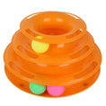 Pet Cat Crazy Ball Disk Interactive Toys Amusement Plate Trilaminar Funny Toy Meifu Market