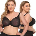 plus size sheer underwire bra | ultra-thin mesh lingerie set | wireless t-shirt bra for women | ultrasonic cleaning