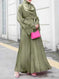 modest lace abaya | pleated kaftan dress | ramadan prayer outfit | energy saving