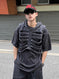 Loose, Versatile Designer-style Sleeveless Hooded Tank Top Gray - alternative view