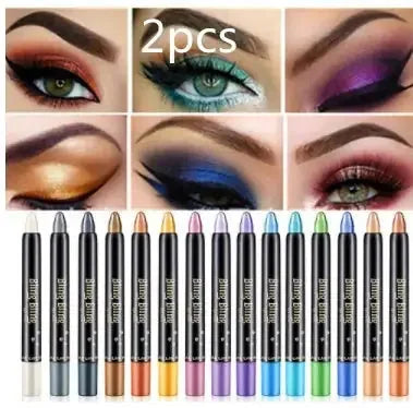 pearlescent eyeshadow pen | waterproof gel eyeliner | long-lasting eyeshadow stick | ultrasonic cleaning