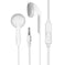 wired earphones with microphone | 35mm audio jack headphones | noise isolating in-ear headphones | ultrasonic cleaning
