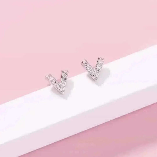American personality temperament earrings fashion small - lifestyle (color: silver | pattern: geometric, floral | style:...