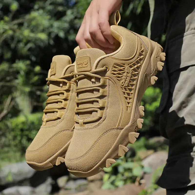 Casual Fashion Outdoor Mountaineering Non-slip Platform Hiking Men's Shoes Meifu Market