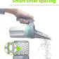 120pcs Dog Poop Bags with Cat Litter Scoop & Dispenser - size reference