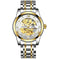 automatic mechanical movement | stainless steel case | 50m waterproof rating | ultrasonic cleaning