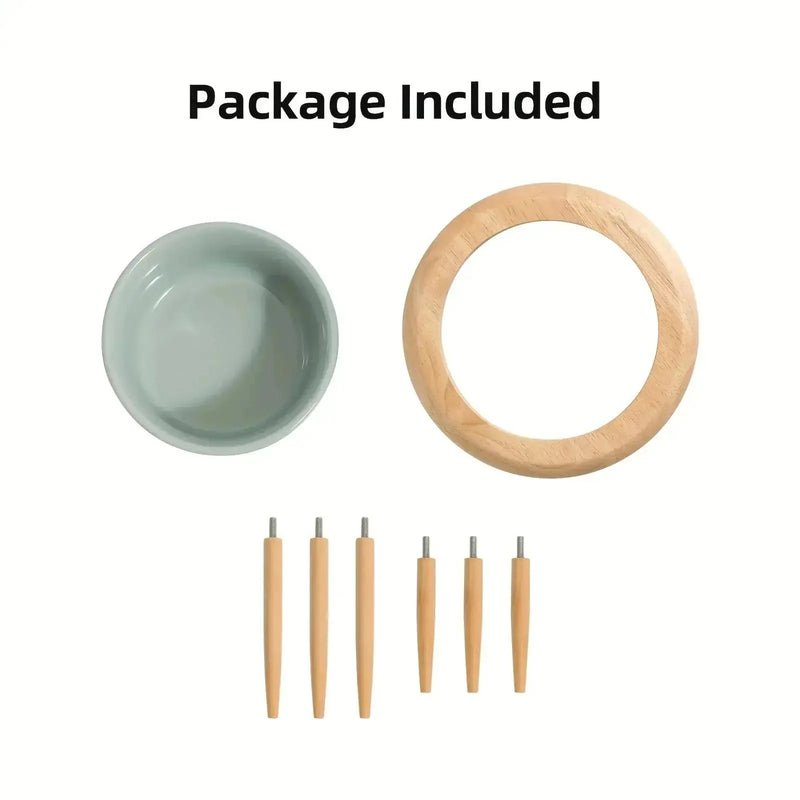 adjustable height pet bowl | ceramic cat food bowl set | elevated wooden pet feeder | ultrasonic cleaning