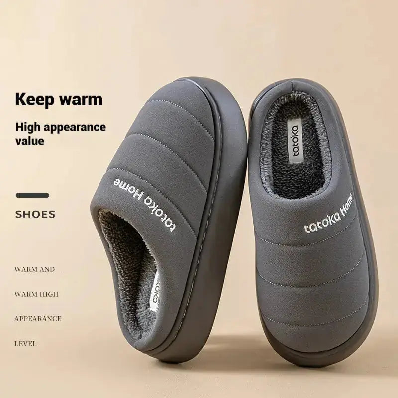New Cotton Waterproof Plush Autumn And Winter Warm Non-slip Platform Fleece Lined Cotton Shoes Meifu Market