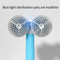 Pet Cat Brush Dog Slicker Brush Double-headed Negative Ion One-button Self Cleaning Dog Cat Hair Removal Pets Products Meifu Market