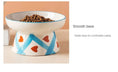 ceramic pet bowl | elevated dog bowl | inclined cat dish | energy saving