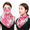 silk neck scarf with upf protection | lightweight sun protection scarf | versatile travel neck gaiter | ultrasonic cleaning