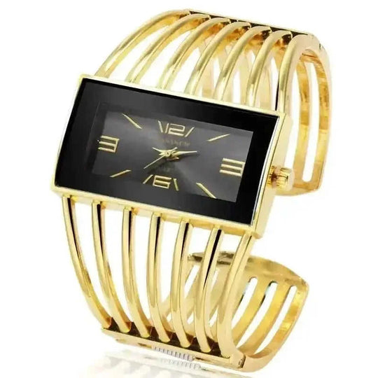 CANSNOW Luxury Rose Gold Bangle Bracelet Watch - Fashion Women's Dress Watch - Elegant Ladies Wristwatch - Meifu Market