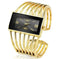 CANSNOW Luxury Rose Gold Bangle Bracelet Watch - Fashion Women's Dress Watch - Elegant Ladies Wristwatch - Meifu Market