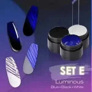 glow in the dark nail polish | uv gel nail kit | 10ml long-lasting formula | ultrasonic cleaning