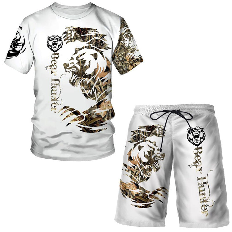 3D Printed Men's T-shirt Sports Suit Meifu Market