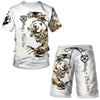 3D Printed Men's T-shirt Sports Suit Meifu Market