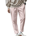 Men's Trousers With Pockets Casual Loose Comfortable Quick-drying Waist-tied Pants Meifu Market