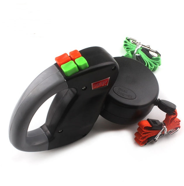 Retractable Dual Pet Dog Walking Leash Meifu Market
