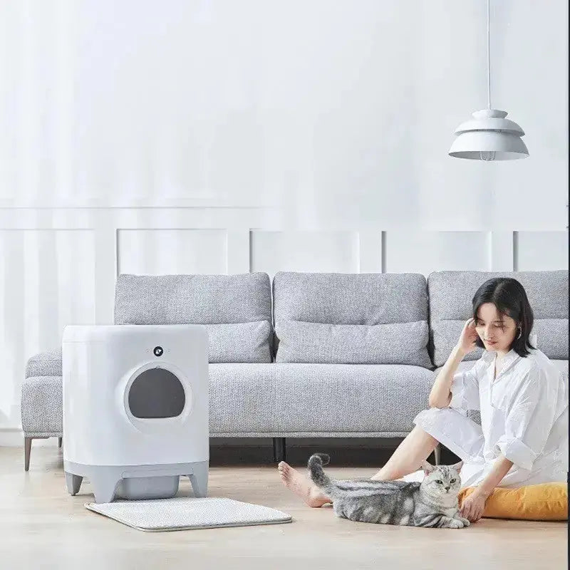 7L Large Capacity Quick Cleaning Smart Toilet APP Remote Control Auto Self-cleaning Automatic Cat Litter Box Meifu Market
