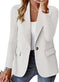 Ins Lapel Button Jacket Fashion Commuter Casual Suit Jacket Women's Long-sleeved Tops Outwear Clothing Meifu Market