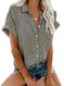 polyester v-neck shirt | white work shirt with pockets | durable polyester fabric | energy saving