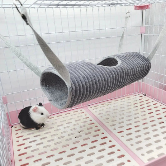 Hammock Tunnel Small Pet Hideaway | Hamster Rat Ferret Bed