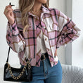 Womens Button Down Shirts Jacket Long Sleeve Plaid Shackets Business Casual Blouse Top Meifu Market