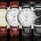 slim profile unisex timepiece | stainless steel case construction | business casual accessory | ultrasonic cleaning