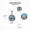 sterling silver cremation necklace | tree of life urn pendant | memory jewelry for ashes | ultrasonic cleaning