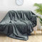 heavyweight flannel pet blanket | sherpa lined dog bed cover | reversible dog blanket for crate | energy saving