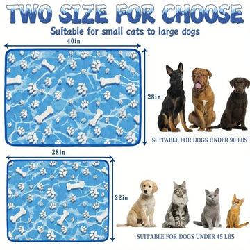 self cooling pet mat | washable cooling pad for dogs | ice silk dog cooling mat | energy saving