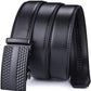 Fashion Casual Men's Two-layer Leather Comfort Click Belt meifu market