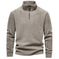 Fashion Personality Stand-collar Zippered Sweatshirt With Fleece Winter Casual Pullover Top Men's Clothing M - size and di...