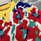 Autumn Floral Printed Knitted Pullover Women's Sweater Top - Meifu Market