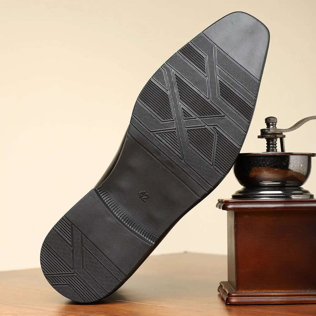 Men's British Retro Leather Dress Shoes - Versatile Business Formal Oxfords Meifu Market
