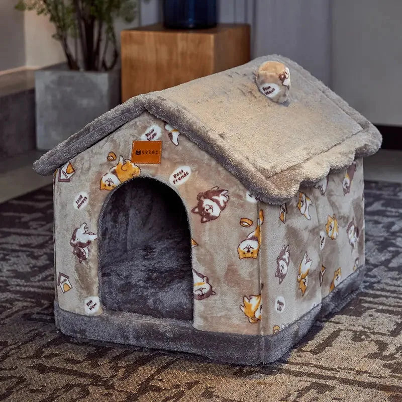 insulated pet bed | heated cat house | winter dog kennel | energy saving