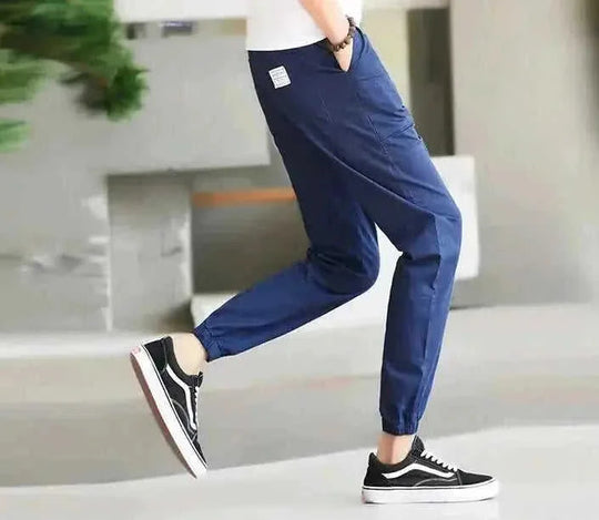 quick-dry fabric pants | elastic waistband with drawstring | lightweight athletic pants | energy saving