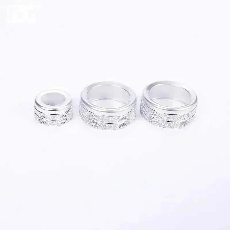 bmw ac knob cover | aluminum alloy construction | 68mm diameter ring | ultrasonic cleaning