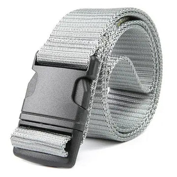 Elastic Belt Donefu Plastic Steel Pom Buckle Casual All-Match Belt