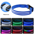 Shiny Dog Collar Double Fiber Pet Night Collar Meifu Market